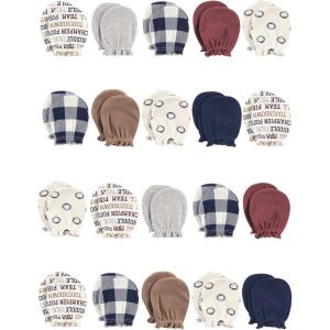 image:imageHudson Baby unisexbaby 20pc Cotton Scratch MittensFootball