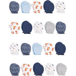 image:imageHudson Baby unisexbaby 20pc Cotton Scratch MittensFoxes