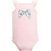 image:imageHudson Baby Unisex Baby Cotton Bodysuit Shorts and Shoe SetBlue Pink Rose Bow