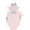 image:imageHudson Baby Unisex Baby Cotton Bodysuit Shorts and Shoe SetBlue Pink Rose Bow