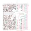 image:imageHudson Baby Unisex Baby Cotton Polyester Flannel Burp Cloths Bundle 12PackOutline Floral Soft Pink