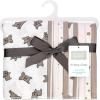 image:imageHudson Baby Unisex Baby Cotton Polyester Flannel Burp ClothsFrench Bulldog Stars 10pack