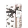 image:imageHudson Baby Unisex Baby Cotton Polyester Flannel Burp ClothsFrench Bulldog Stars 4pack