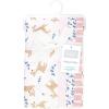 image:imageHudson Baby Unisex Baby Cotton Polyester Flannel Burp ClothsLoves Me Deerly 4pack
