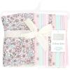 image:imageHudson Baby Unisex Baby Cotton Polyester Flannel Burp ClothsOutline Floral Soft Pink 10pack