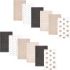 image:imageHudson Baby Unisex Baby Cotton Polyester Flannel Burp Cloths Bundle 12PackCozy Cutie