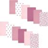 image:imageHudson Baby Unisex Baby Cotton Polyester Flannel Burp Cloths Bundle 12PackWild Rose Floral