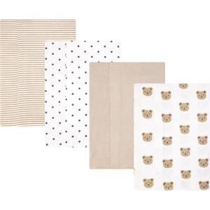 image:imageHudson Baby Unisex Baby Cotton Polyester Flannel Burp ClothsCozy Cutie 4pack