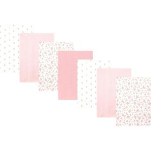 image:imageHudson Baby Unisex Baby Cotton Polyester Flannel Burp ClothsTiny Rose 7pack