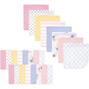 image:imageHudson Baby Unisex Baby Rayon from Bamboo Washcloth Bundle Sea Shells One SizeBlue Pink Floral
