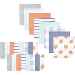 image:imageHudson Baby Unisex Baby Rayon from Bamboo Washcloth Bundle Sea Shells One SizeFox