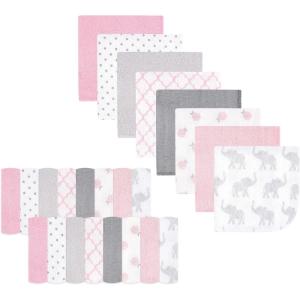 image:imageHudson Baby Unisex Baby Rayon from Bamboo Washcloth Bundle Sea Shells One SizeGirl Elephant