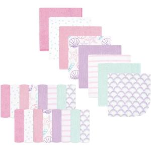 image:imageHudson Baby Unisex Baby Rayon from Bamboo Washcloth Bundle Sea Shells One SizeSea Shells