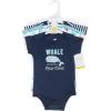image:imageHudson Baby Infant Boys Cotton Bodysuits 5Pack Sea Characters 69 Months