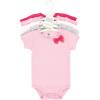 image:imageHudson Baby Unisex Baby Cotton Bodysuits 5 PieceBasic Bow
