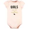 image:imageHudson Baby Unisex Baby Cotton Bodysuits 5 PieceCinnamon Hearts