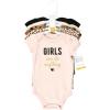 image:imageHudson Baby Unisex Baby Cotton Bodysuits 5 PieceCinnamon Hearts