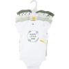 image:imageHudson Baby Unisex Baby Cotton Bodysuits 5 PieceEucalyptus