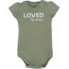 image:imageHudson Baby Unisex Baby Cotton Bodysuits 5 PieceEucalyptus