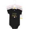 image:imageHudson Baby Unisex Baby Cotton Bodysuits 5 PieceGirl Daddy