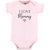 image:imageHudson Baby Unisex Baby Cotton Bodysuits 5 PieceGirl Mommy Pink Navy