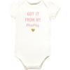 image:imageHudson Baby Unisex Baby Cotton Bodysuits 5 PieceLeopard Hearts