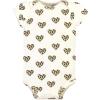 image:imageHudson Baby Unisex Baby Cotton Bodysuits 5 PieceLeopard Hearts