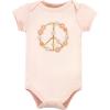 image:imageHudson Baby Unisex Baby Cotton Bodysuits 5 PiecePeace Love Flowers
