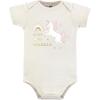 image:imageHudson Baby Unisex Baby Cotton Bodysuits 5 PieceUnicorn Dreams Pink