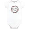 image:imageHudson Baby Unisex Baby Cotton Bodysuits 5 PieceWild Flower Wreath