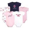 image:imageHudson Baby Unisex Baby Cotton Bodysuits 5 PieceBright Butterfly Floral