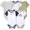 image:imageHudson Baby Unisex Baby Cotton Bodysuits Dirt Bike 5 Pack 36 Months 6M