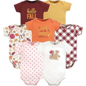 image:imageHudson Baby Baby Boys Cotton Bodysuits 7packFall Squirrel