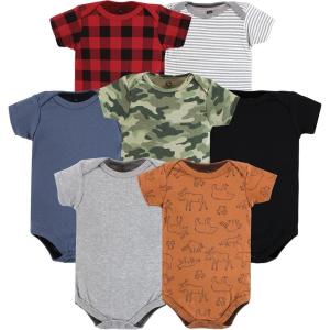 image:imageHudson Baby Baby Boys Cotton Bodysuits 7packInto the Woods Prints