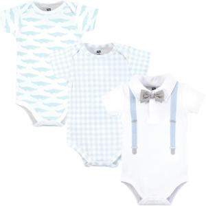 image:imageHudson Baby Infant Boys Cotton Bodysuits 3Pack Gator Polo 69 Months
