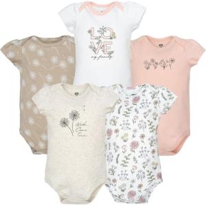image:imageHudson Baby Unisex Baby Cotton Bodysuits 5 PieceDandelion Wish