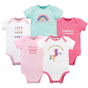 image:imageHudson Baby Unisex Baby Cotton Bodysuits 5 PiecePride