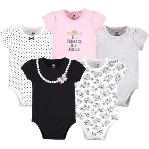 image:imageHudson Baby Unisex Baby Cotton Bodysuits 5 PieceToile