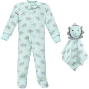 image:imageHudson Baby Baby Flannel Plush Sleep and Play and Security ToyTriceratops