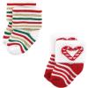 image:imageHudson Baby Baby 8pack Cotton Rich Newborn and Terry Socks12 Days of Christmas Girl