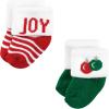 image:imageHudson Baby Baby 8pack Cotton Rich Newborn and Terry Socks12 Days of Christmas Santa