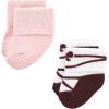 image:imageHudson Baby Baby 8pack Cotton Rich Newborn and Terry SocksBallet 12pack
