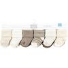 image:imageHudson Baby Baby 8pack Cotton Rich Newborn and Terry SocksBeige Stripe 12 Pack
