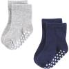 image:imageHudson Baby Baby 8pack Cotton Rich Newborn and Terry SocksBlue Gray Basic