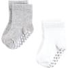 image:imageHudson Baby Baby 8pack Cotton Rich Newborn and Terry SocksBlue Gray Basic