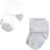image:imageHudson Baby Baby 8pack Cotton Rich Newborn and Terry SocksBlue Green Heel Toe