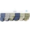 image:imageHudson Baby Baby 8pack Cotton Rich Newborn and Terry SocksBlue Sage Stripe