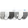 image:imageHudson Baby Baby 8pack Cotton Rich Newborn and Terry SocksGray Stripe 12 Pack