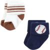 image:imageHudson Baby Baby 8pack Cotton Rich Newborn and Terry SocksSports Stripes