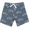 image:imageHudson Baby Unisex Baby Cotton Bodysuit Shorts and Shoe SetBlue Construction Truck